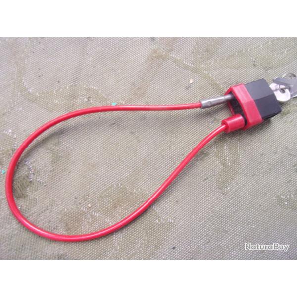 cadenas : verrou  pour arme longue  22 cm