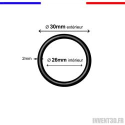 5 Joints Torique - Tore 2 mm 30/26