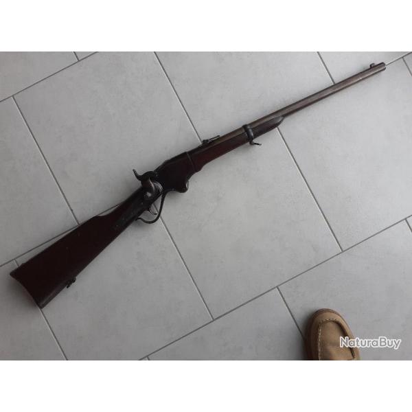 carabine de selle Spencer cal 56/56 avec conversion percution centrale et outils de rechargement