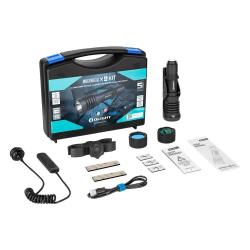 Olight Warrior X 4 Kit Chasse - Lampe Tactique Rechargeable 2600 Lumens