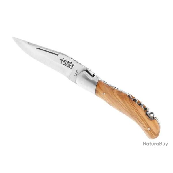 LAGUIOLE G.DAVID 2P OLIVIER MITRE INOX MAT 12CM G.DAVID