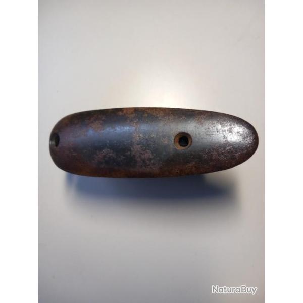 Plaque de couche fusil ancien