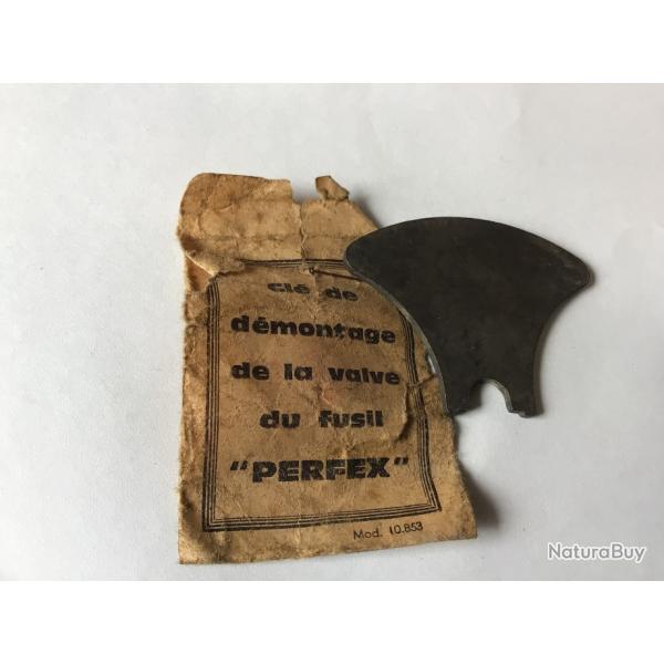 VENDU PAR LE-CUIRASSIER CL� DE. D�MONTAGE VALVE FUSIL S/A PERFEX MANUFRANCE