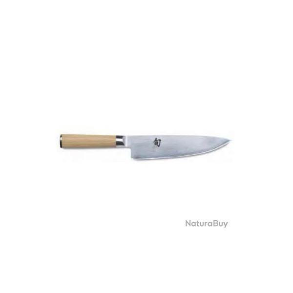 Kai DM-0706W Shun Classic White Couteau Chef Japonais lame damas de 20 cm