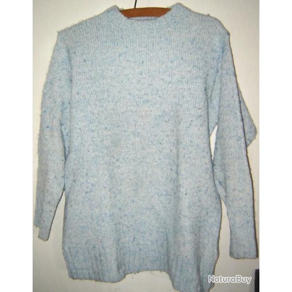 pull bleu et blanc femme