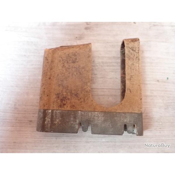Rare mod�le de clip, lame chargeur 1er type pour chargement de fusil Schmidt Rubin Suisse 1889 !