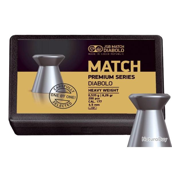 Plombs JSB Match Premium Series Heaving Weight diam�tre 4.50 4.51mm
