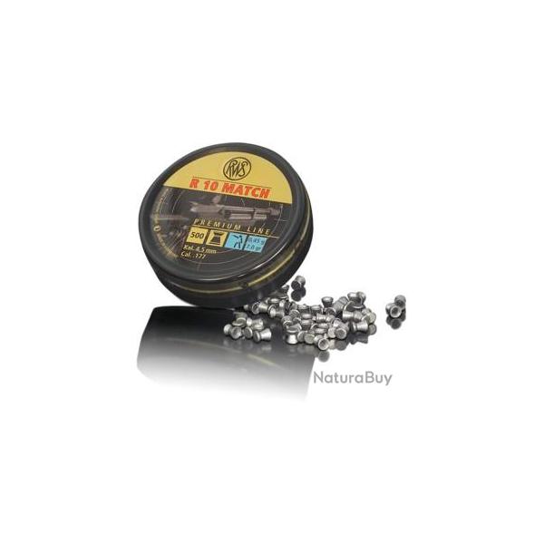 Plombs RWS R10 match Pistol diam�tre 4.50 4.51mm