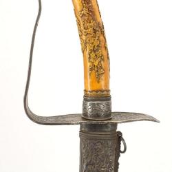 LUXUEUX SABRE D'APPARAT DE DIGNITAIRE INDOCHINE VIETNAM XIX&egrave; Collection Tr&egrave;s bon XIX eme