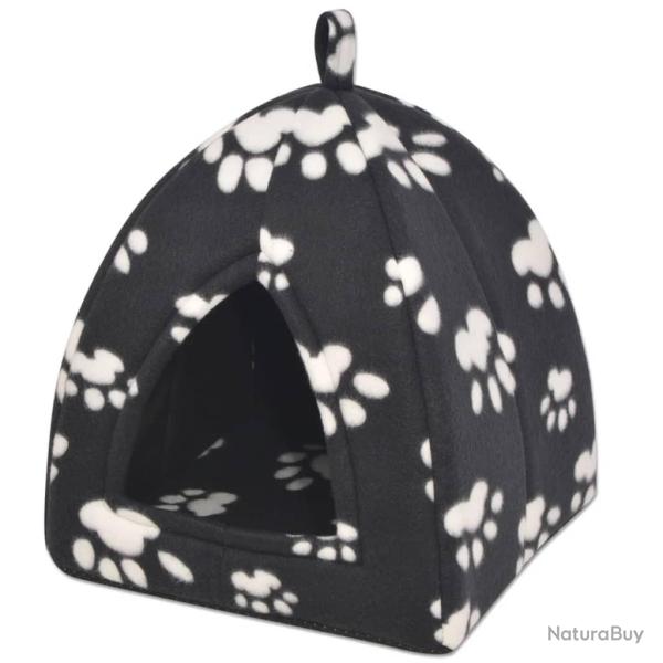 Lit pour chats Taille L Noir alsavelo