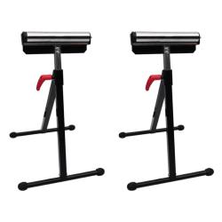Ensemble de 2 supports r&eacute;glables de rouleau