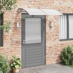 Auvent de porte Gris 150x75 cm Polycarbonate