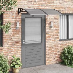 Auvent de porte Noir 150x100 cm Polycarbonate