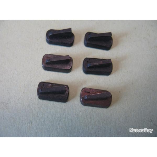 Assortiment de six Guidons de Fusil Suisse K 31 pour rglages + ou  dimensions sur demande