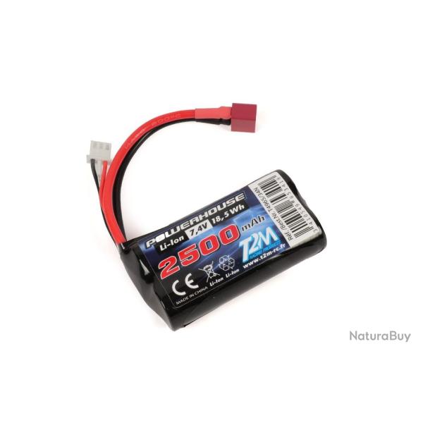 Batterie Li-ion 7.4V - 2500 mAh dean | T2M (0000 1476) - Radiocommand (RC)