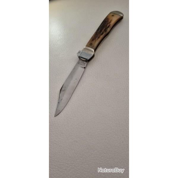 Tr�s Rare Couteau automatique ancien am�ricain A.C.MFG.Co Marinette  Wis. En tr�s bon �tat