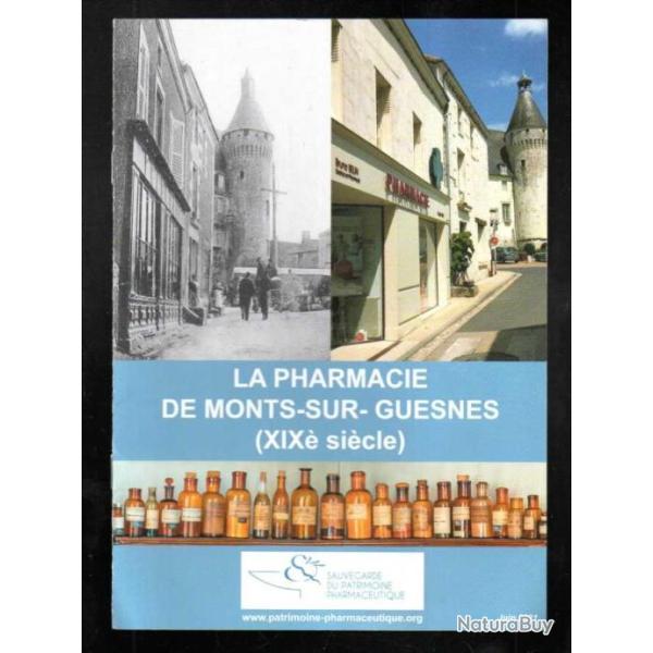 la pharmacie de monts sur guesnes XIXe sicle  plaquette