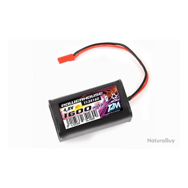 Batterie Ni-Mh 4.8V - 1600 mAh bec | T2M (0000 0921) - Radiocommand RC