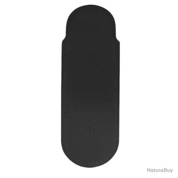 8313 Pochette cuir noir Max Capdebarthes 12/13 cm de manche