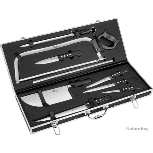Vente Flash VALISE DE CHASSEUR PROFESSIONNELLE LOT 8 PIECES 1 FUSIL + 1 SCIE + 1 COUPERET 1 (0925)