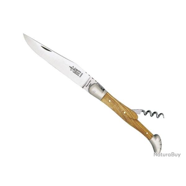 LAGUIOLE G.DAVID 2P OLIVIER MITRES INOX MAT 12CM G.DAVID
