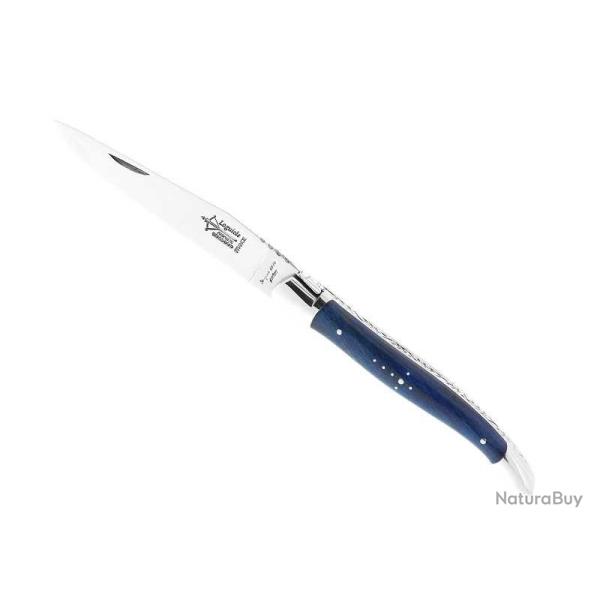 LAGUIOLE G.DAVID HTRE TEINTE BLEU MITRES INOX 12CM