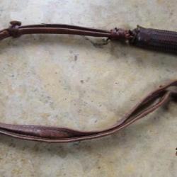 dragonne sabre &eacute;p&eacute;e officier FR cuir standard artillerie infanterie g&eacute;nie marine l&eacute;gion III&deg; V&deg; r&eacute;pu