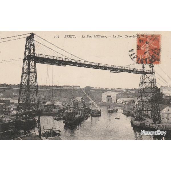 CPA - BREST - Le Port Militaire - Le Pont Transbordeur N�108