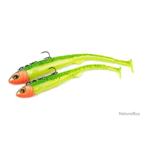 Leurre Souple Fox Rage Pelagic Ready Rig Slick Fast 21cm 60g 21cm Lemon Tiger A l'unit�