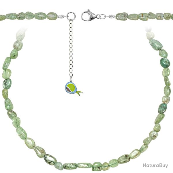 Collier en pridot - Perles roules 5  8 mm - 50 cm