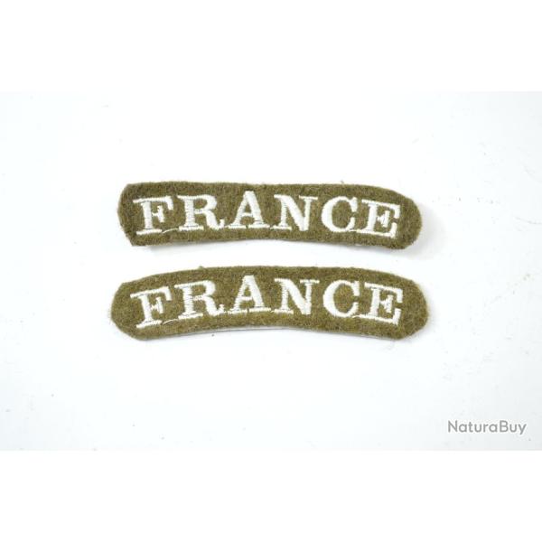 Copie patch insigne FRANCE, FFL forces fran�aises libres, lib�ration WW2