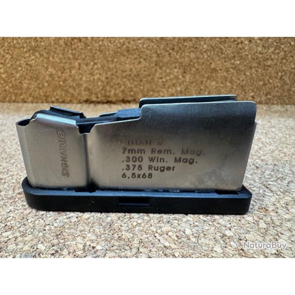 Chargeur 2 coups Rowa Titan 6, Chapuis Challenger 6 calibre 7RM, 300 WM, 6.5X68, LIVRAISON 24h