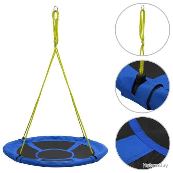 Balanoire 110 cm 100 kg Bleu alsavelo