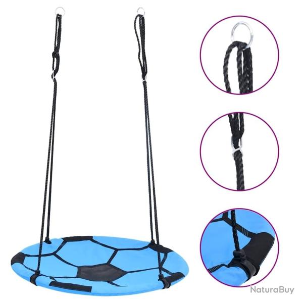 Balan�oire nid d'oiseau Motif de ballon de foot 100 cm