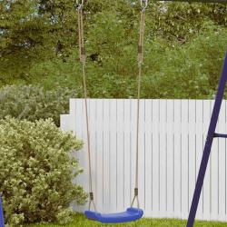 Balan&ccedil;oire d'ext&eacute;rieur d'enfants simple et corde r&eacute;glable bleu