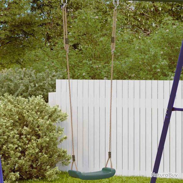 Balan�oire d'ext�rieur d'enfants simple et corde r�glable vert