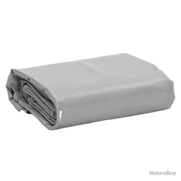 B�che gris 3,5x5 m 650 g/m�