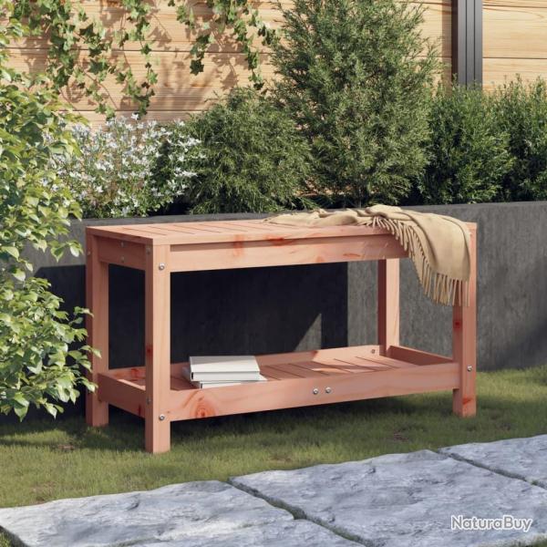 Banc de jardin 82,5x35x45 cm bois massif Douglas alsavelo