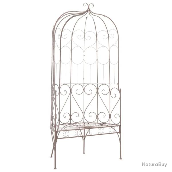 Banc de jardin 95 cm Fer Marron antique
