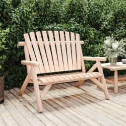 Banc de jardin &agrave; 2 places 119x85x98 cm bois massif d'&eacute;pic&eacute;a