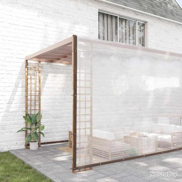 Bche transparente avec oeillets 12x12 m polythylne alsavelo