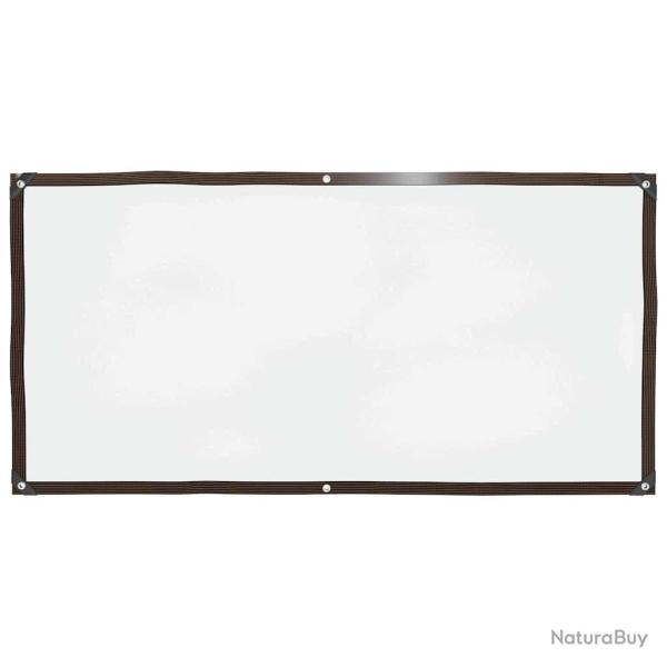 B�che transparente avec oeillets 1x2 m poly�thyl�ne