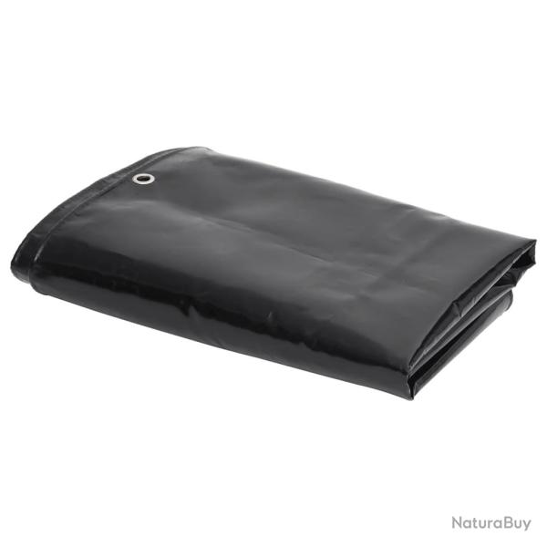 B�che de protection 650 g/m� 2x3 m Noir