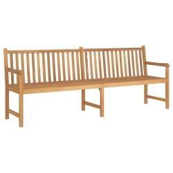 Banc de jardin 228 cm bois de teck solide alsavelo