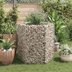 Lit sur&eacute;lev&eacute; &agrave; gabion hexagonale 100x90x100 cm