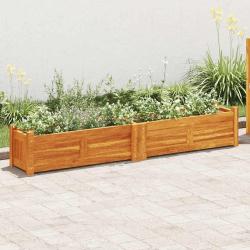 Lit sur&eacute;lev&eacute; de jardin Bois d'acacia 150x30x25 cm