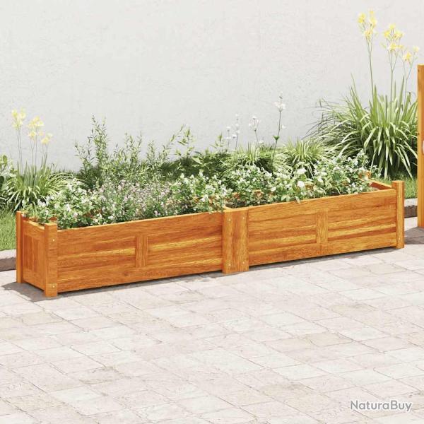 Lit surlev de jardin Bois d'acacia 150x30x25 cm alsavelo