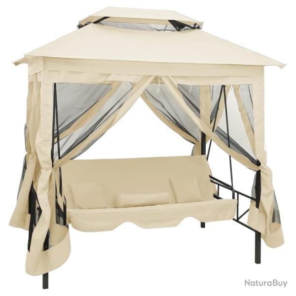 Belv�d�re convertible en balancelle Blanc cr�me