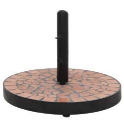 Base de parasol terre cuite rond 12 kg alsavelo