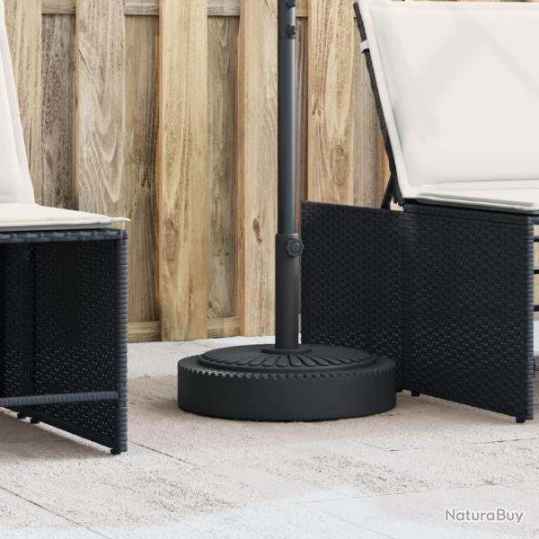 Base de parasol pour m�ts �38 / 48 mm 25 kg rond